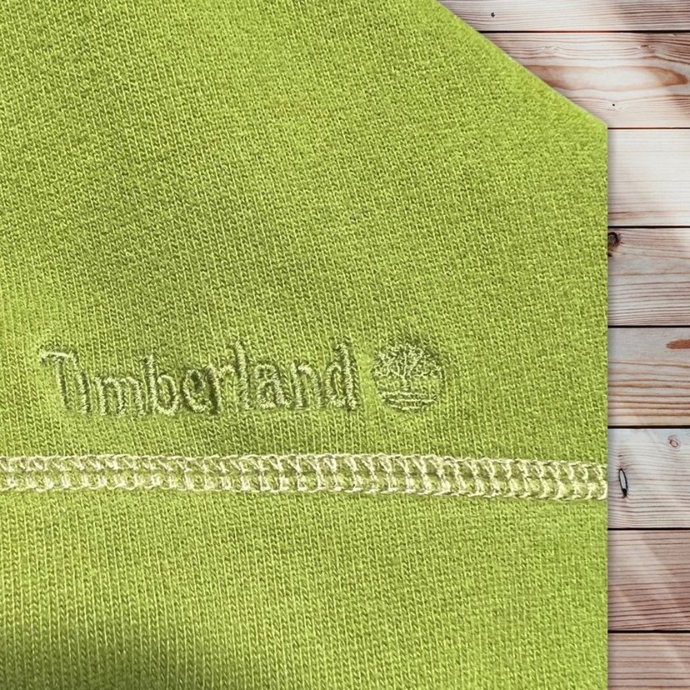 Green Timberland Pullover Size Medium - image 3